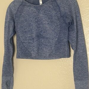 Blue Long Sleeve Women's Top